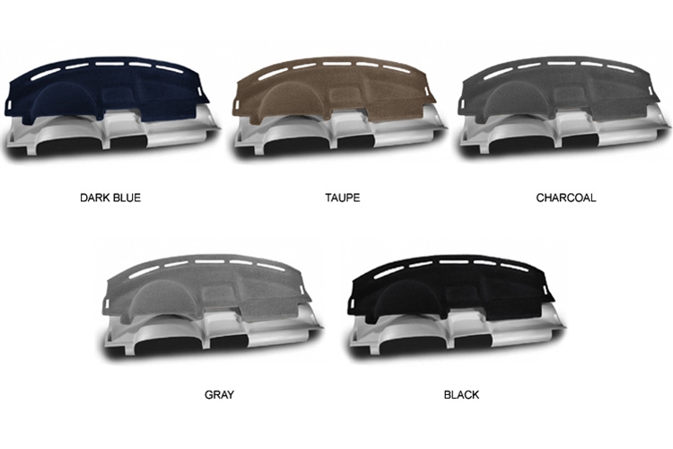 Coverking Black Molded Carpeted Dash Cover 02-05 Dodge Ram - Click Image to Close